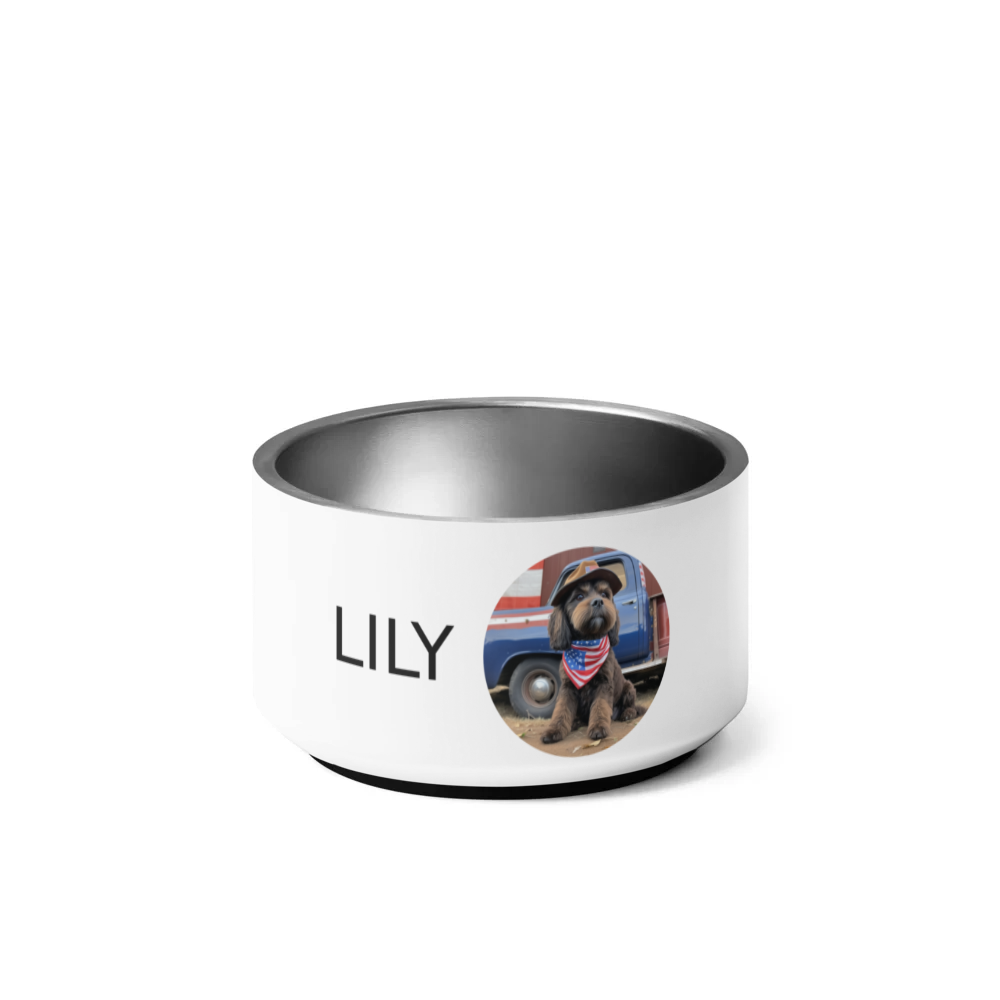 PugMug Custom Lily Pet Bowl