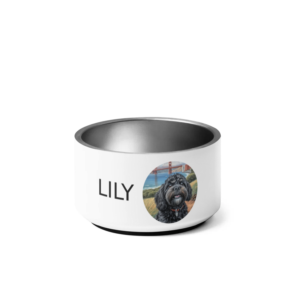 PugMug Custom Lily Pet Bowl
