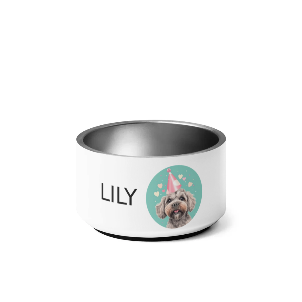 PugMug Custom Lily Pet Bowl