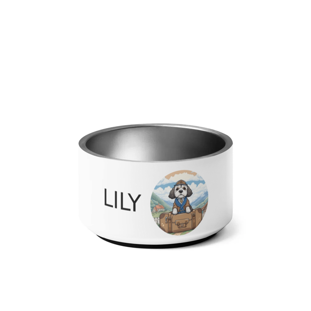 PugMug Custom Lily Pet Bowl