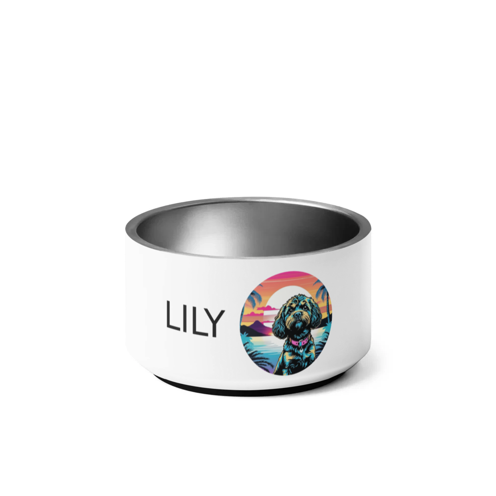 PugMug Custom Lily Pet Bowl