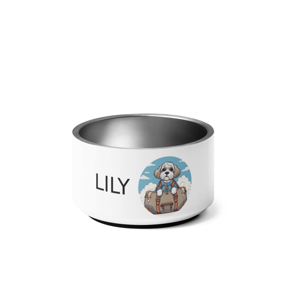 PugMug Custom Lily Pet Bowl