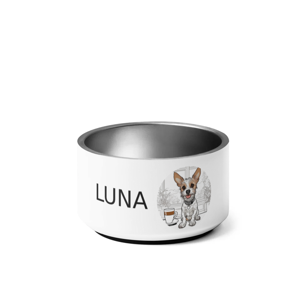 PugMug Custom Luna Pet Bowl