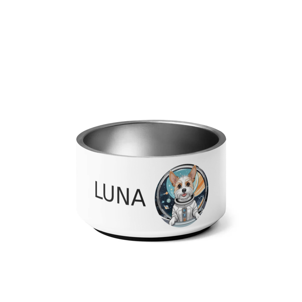 PugMug Custom Luna Pet Bowl