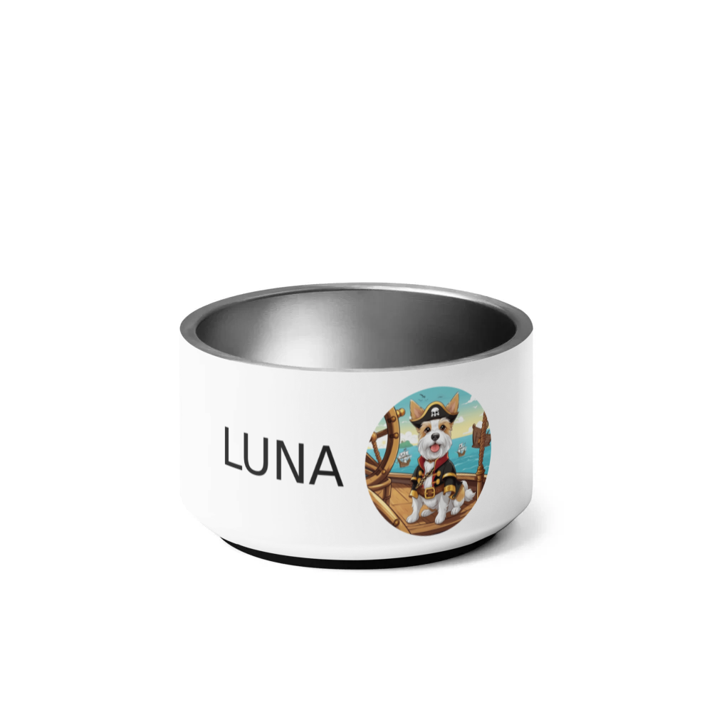 PugMug Custom Luna Pet Bowl