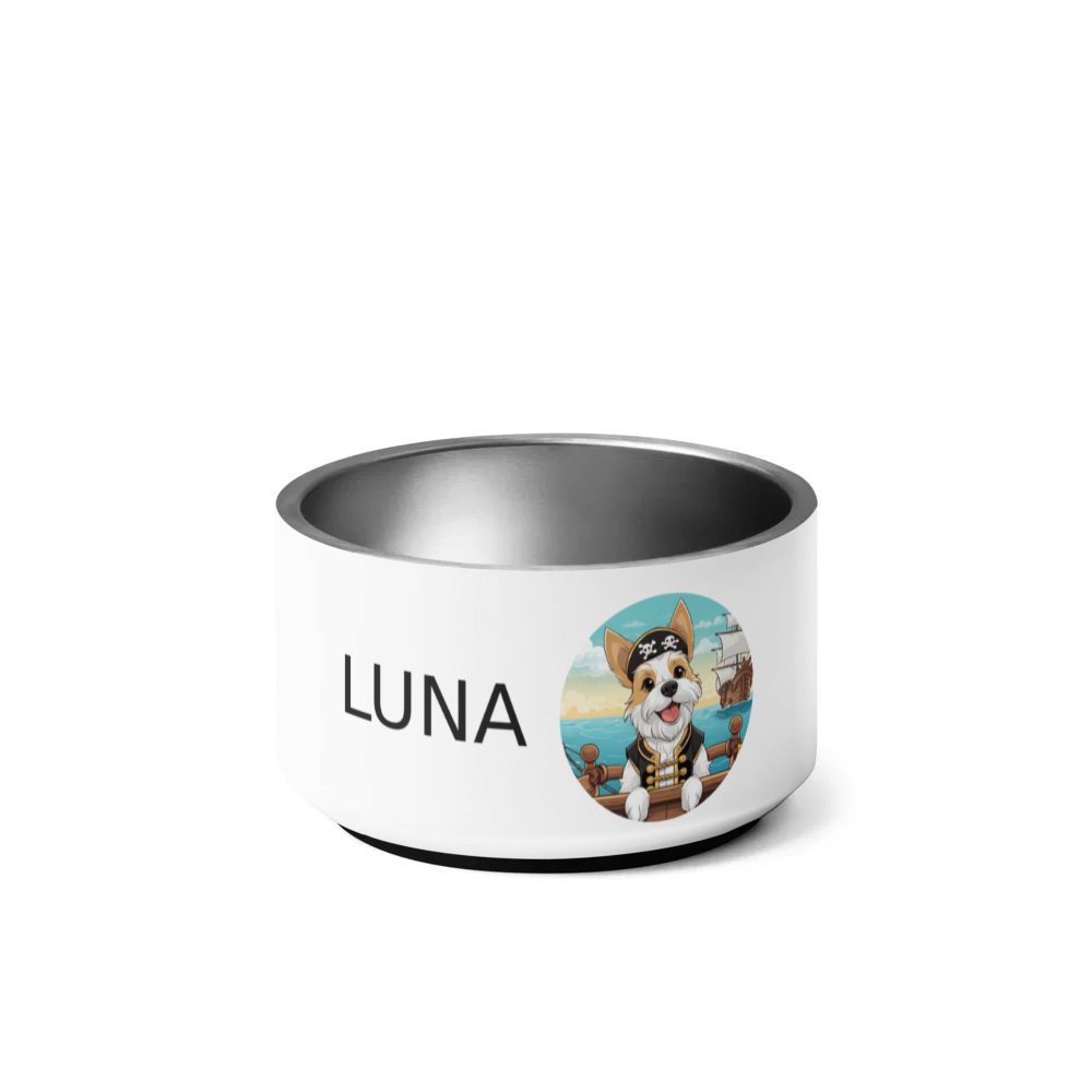 PugMug Custom Luna Pet Bowl