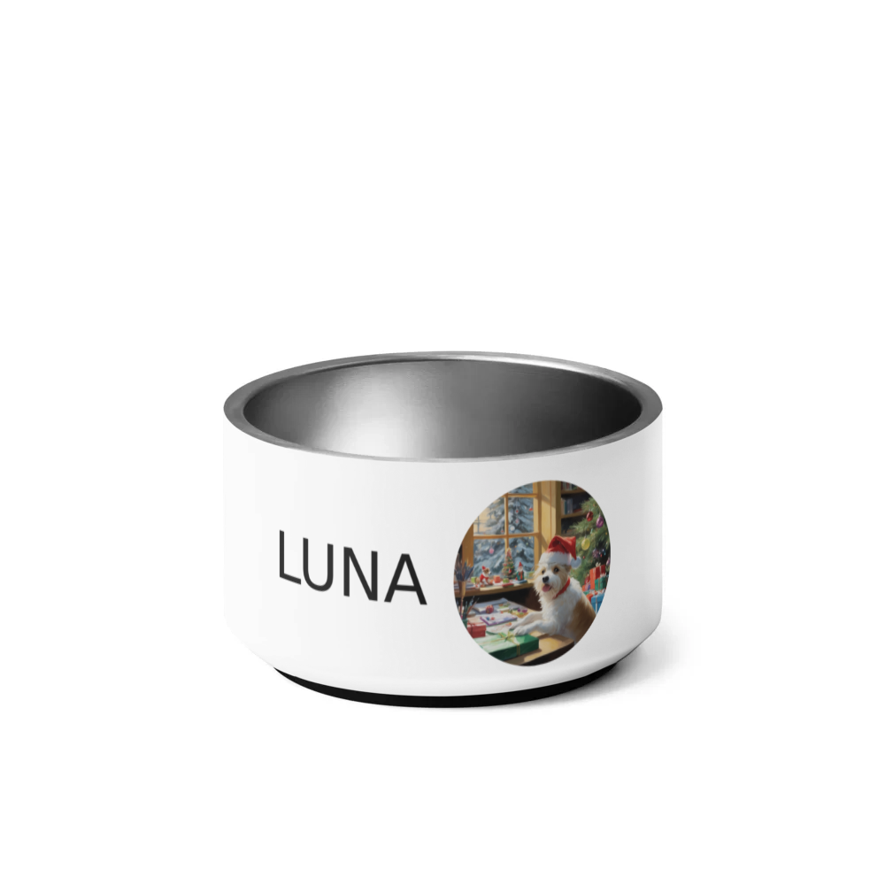 PugMug Custom Luna Pet Bowl