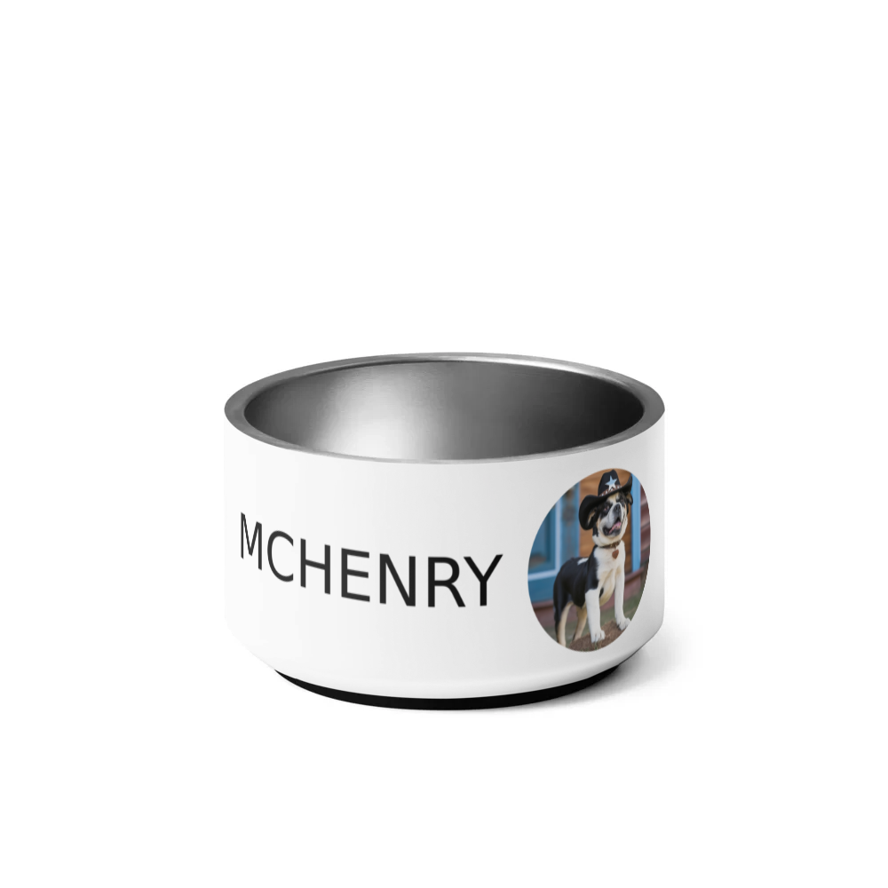 PugMug Custom McHenry Pet Bowl