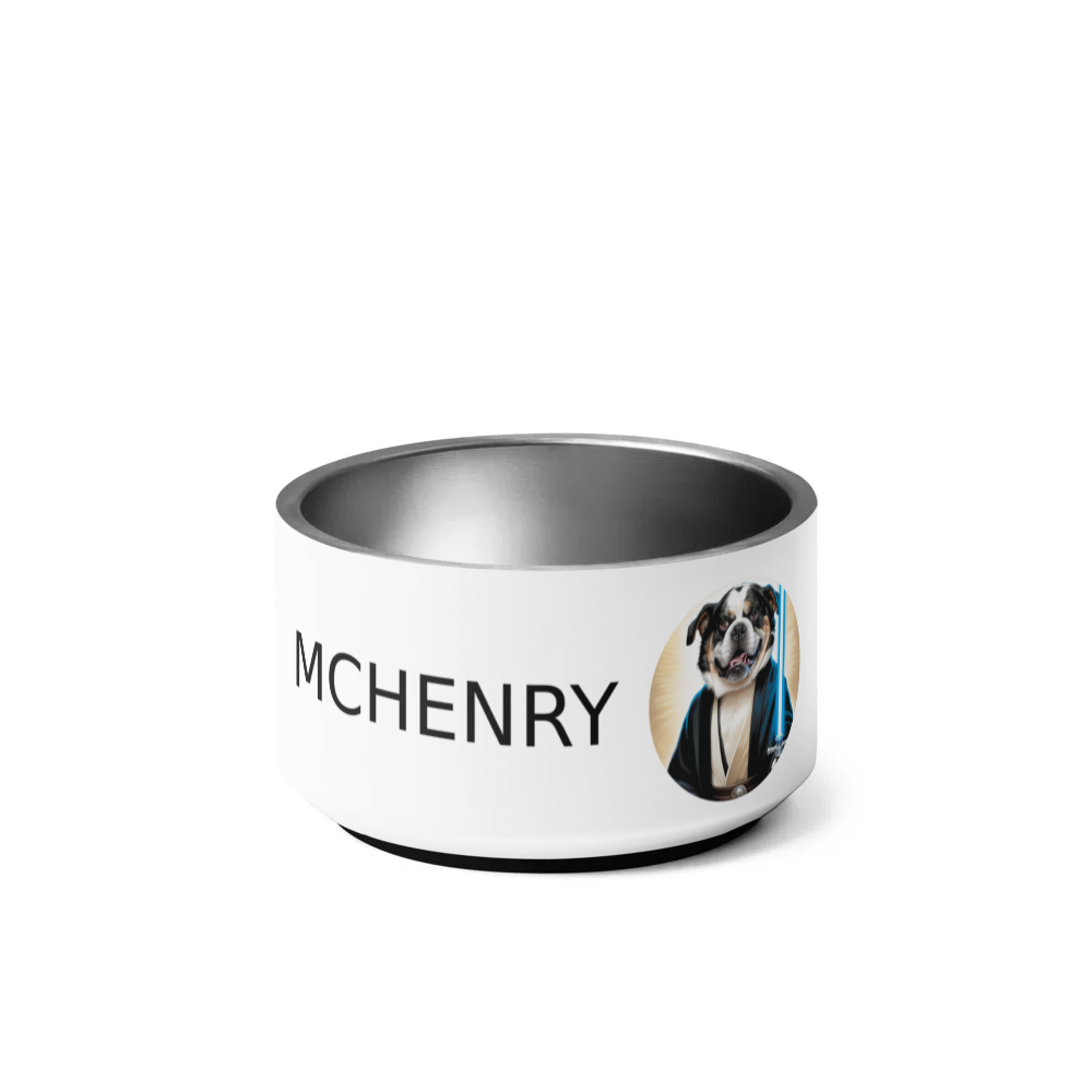 PugMug Custom McHenry Pet Bowl