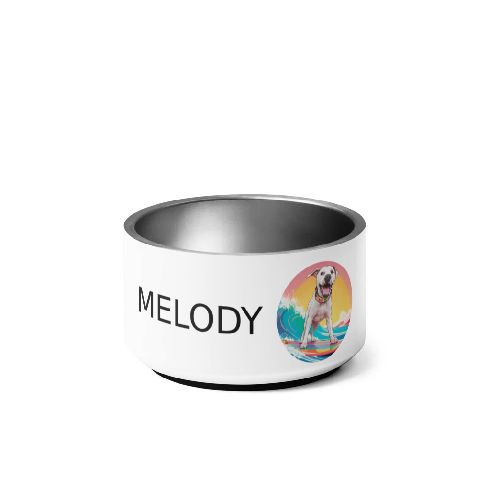 PugMug Custom Melody Pet Bowl