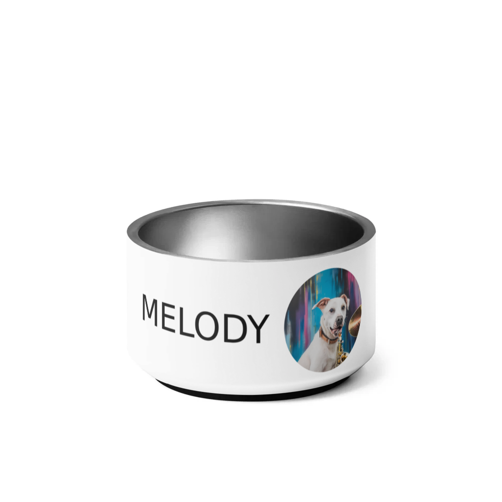 PugMug Custom Melody Pet Bowl