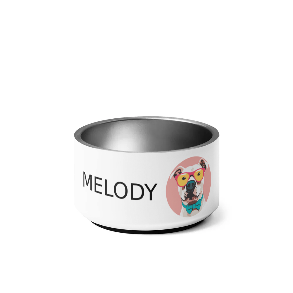 PugMug Custom Melody Pet Bowl