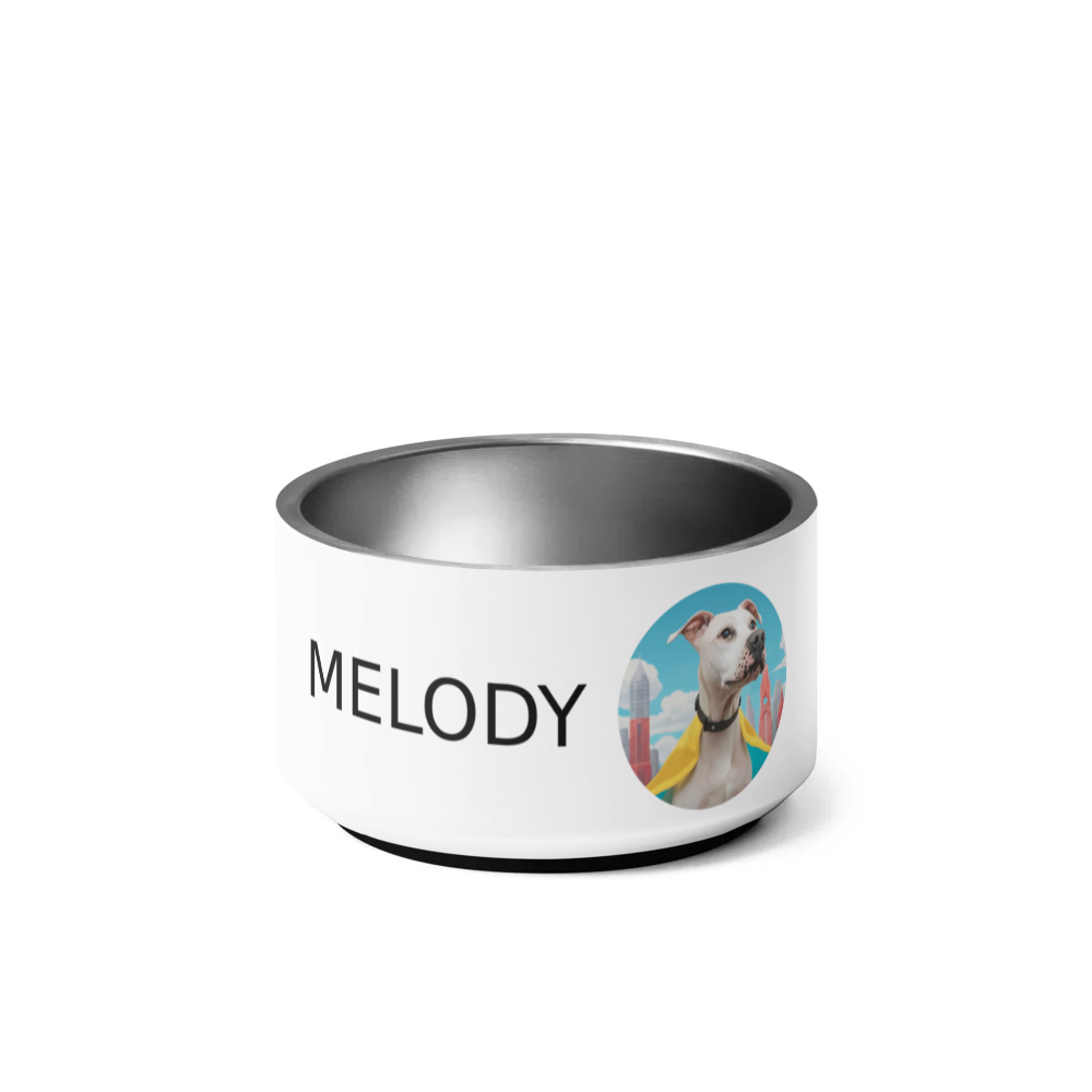 PugMug Custom Melody Pet Bowl
