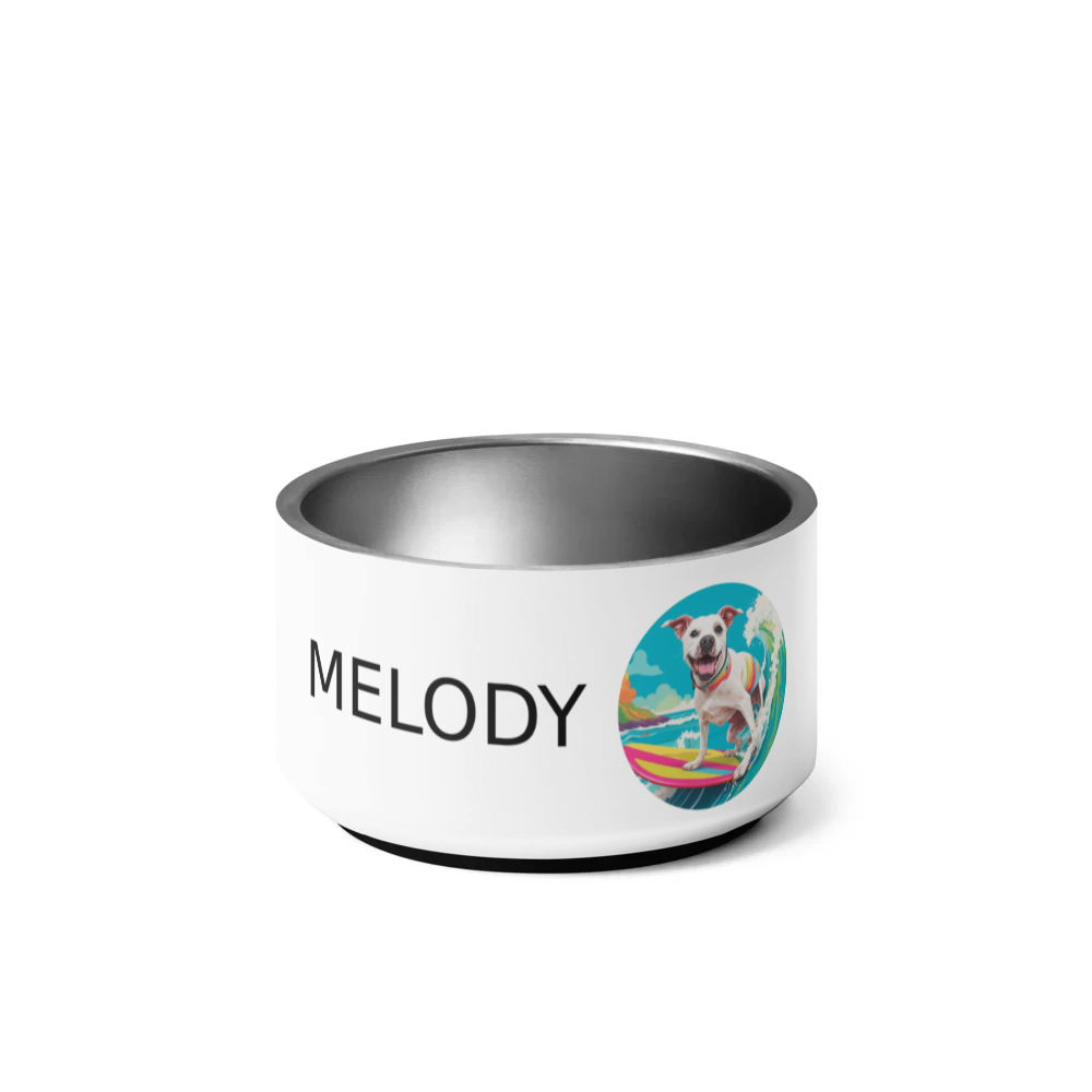 PugMug Custom Melody Pet Bowl