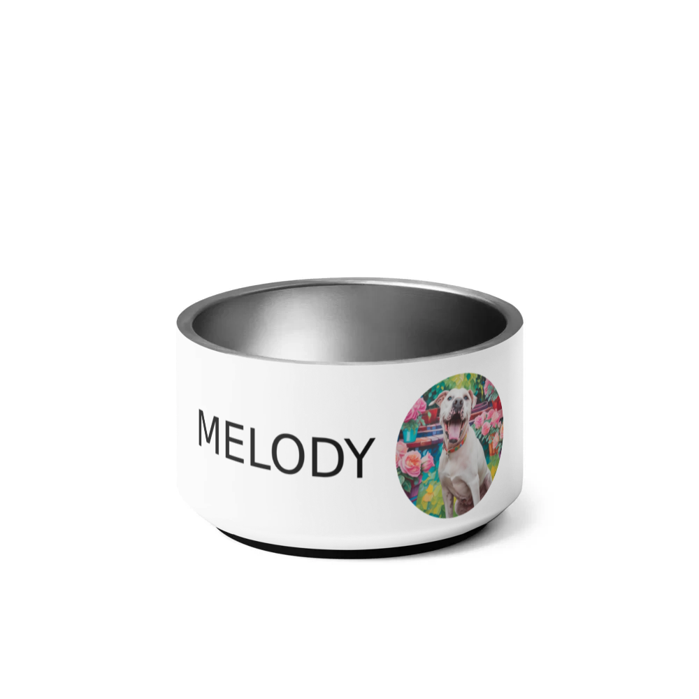 PugMug Custom Melody Pet Bowl
