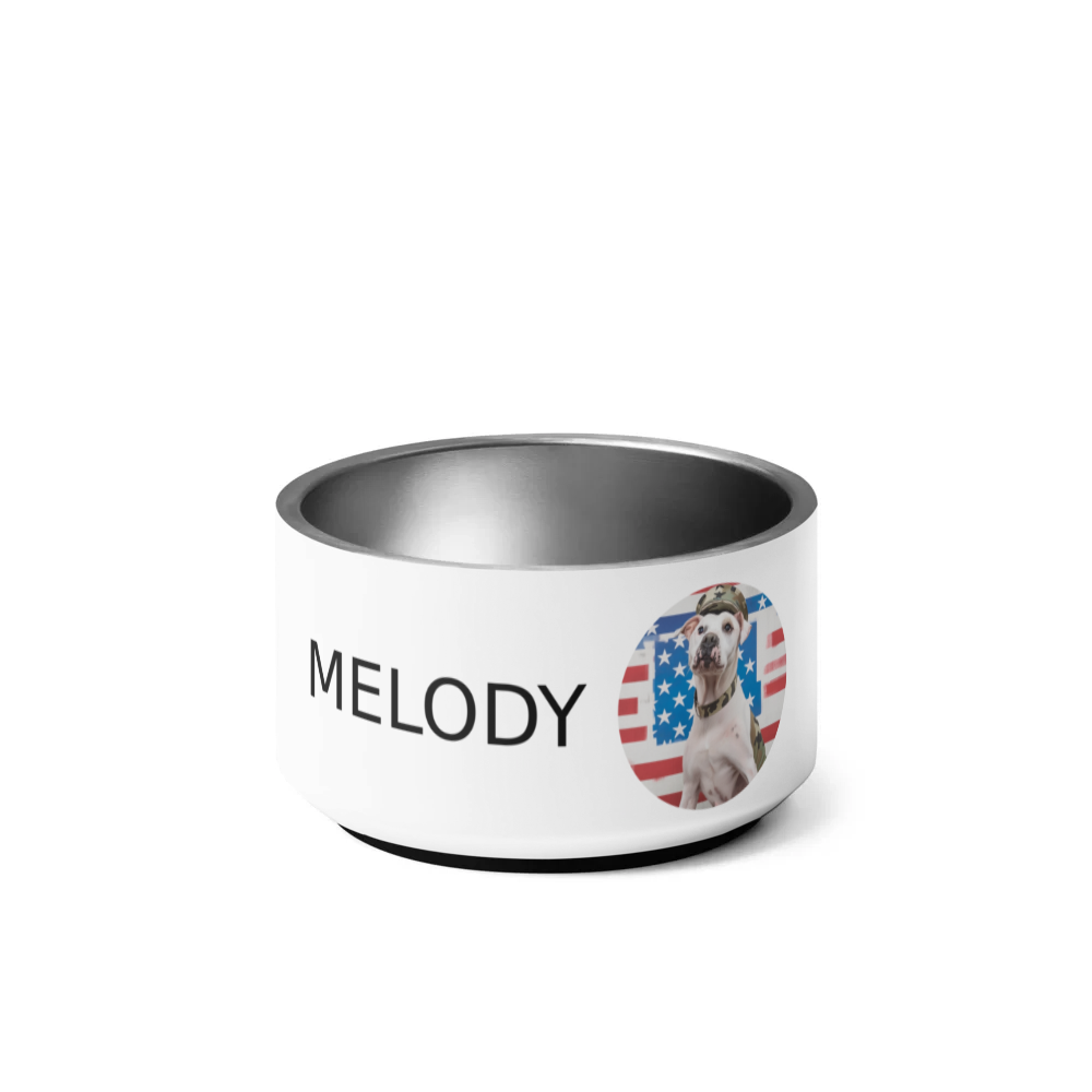 PugMug Custom Melody Pet Bowl