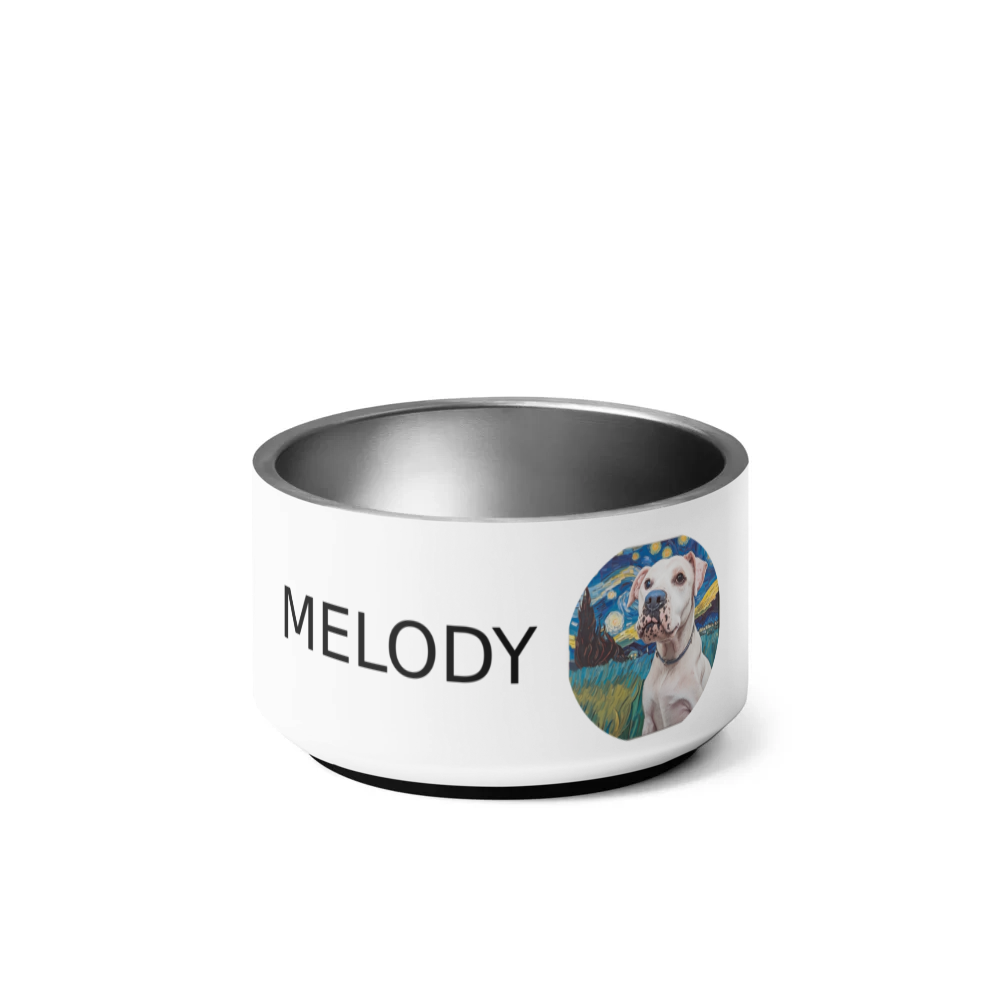 PugMug Custom Melody Pet Bowl