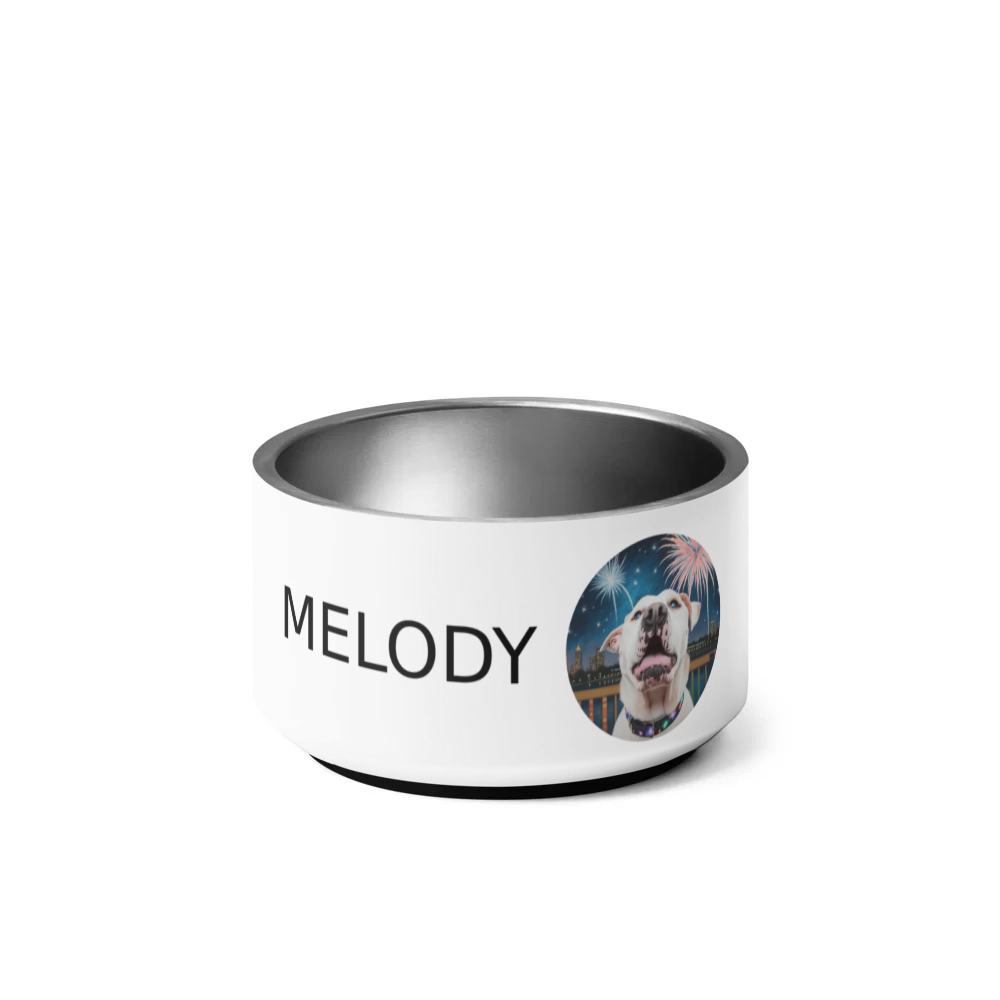 PugMug Custom Melody Pet Bowl