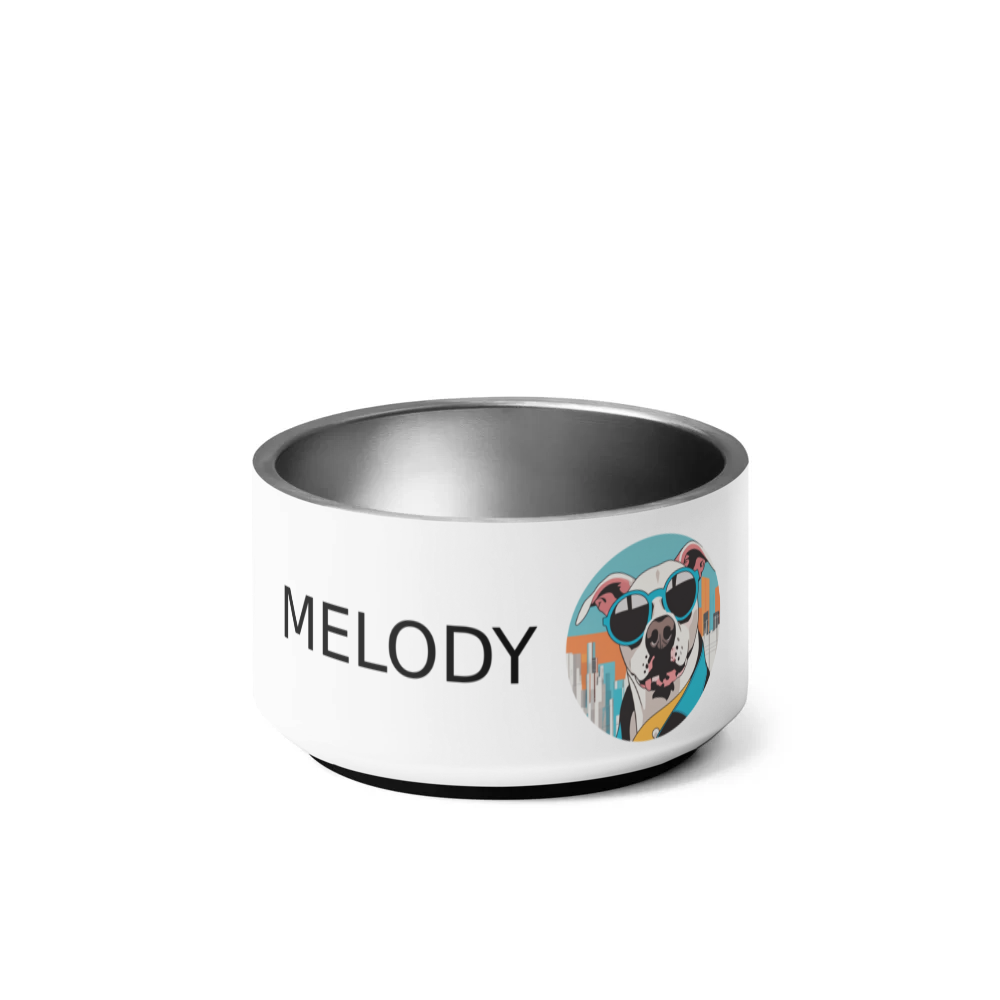 PugMug Custom Melody Pet Bowl