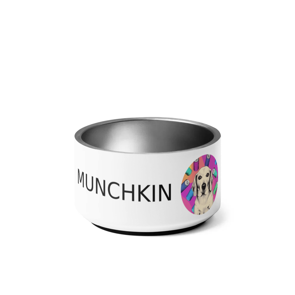 PugMug Custom Munchkin Pet Bowl