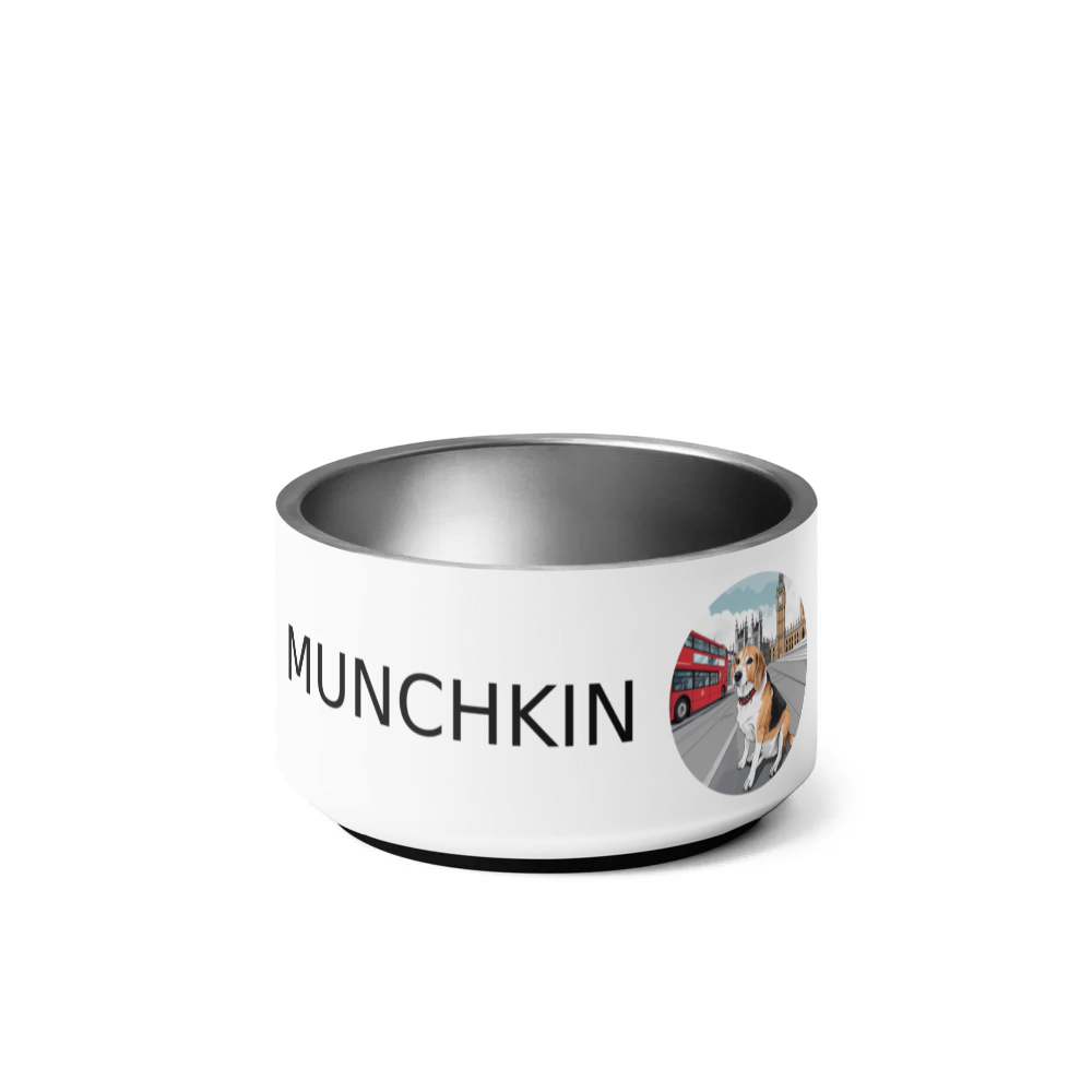 PugMug Custom Munchkin Pet Bowl