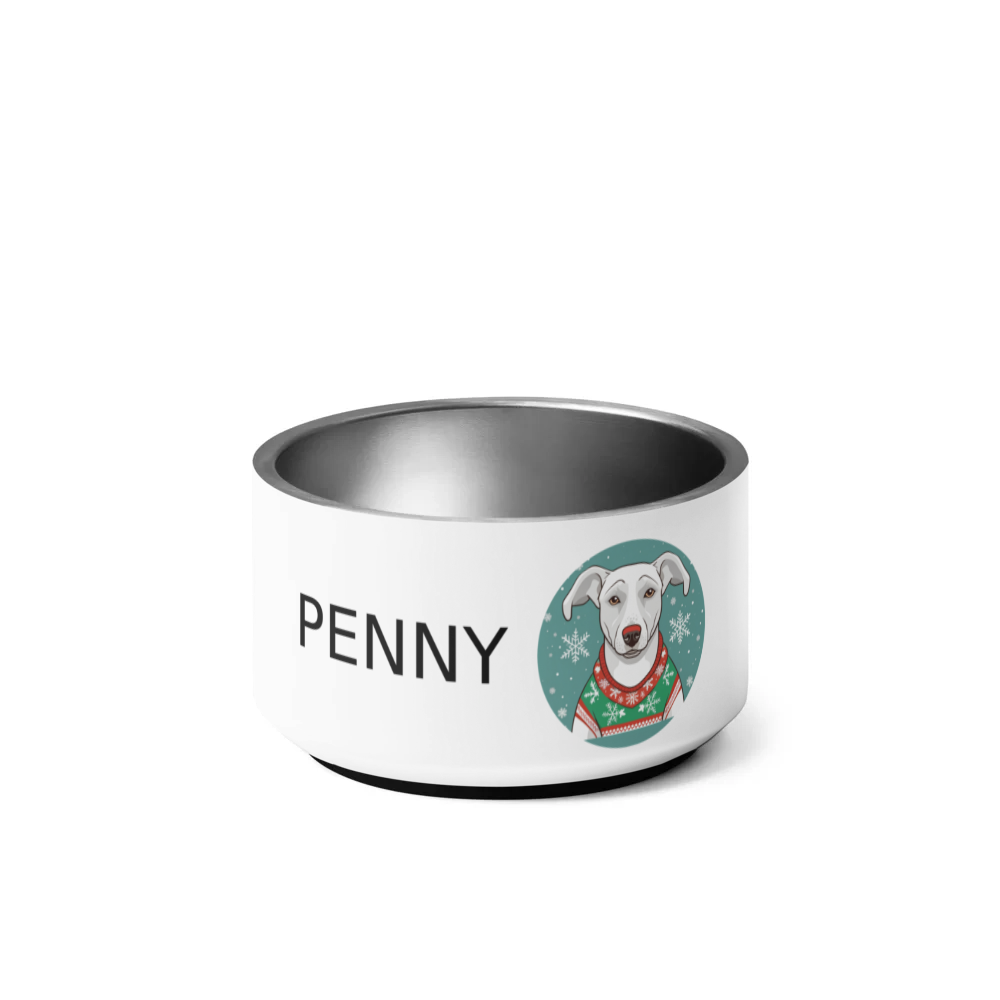 PugMug Custom Penny Pet Bowl