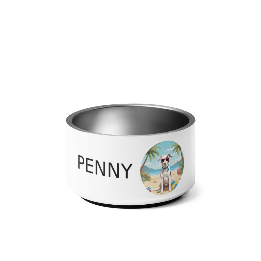 PugMug Custom Penny Pet Bowl