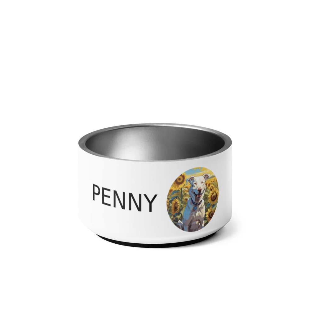 PugMug Custom Penny Pet Bowl