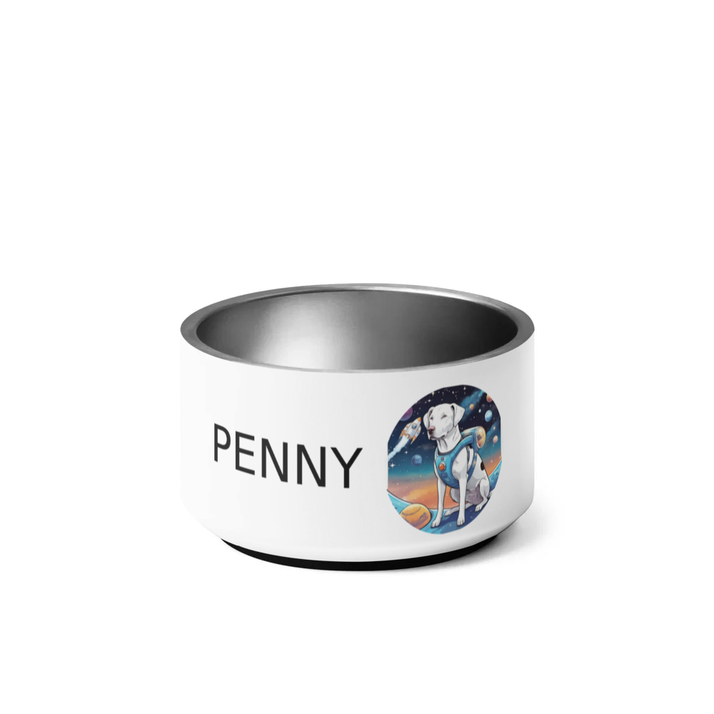 PugMug Custom Penny Pet Bowl