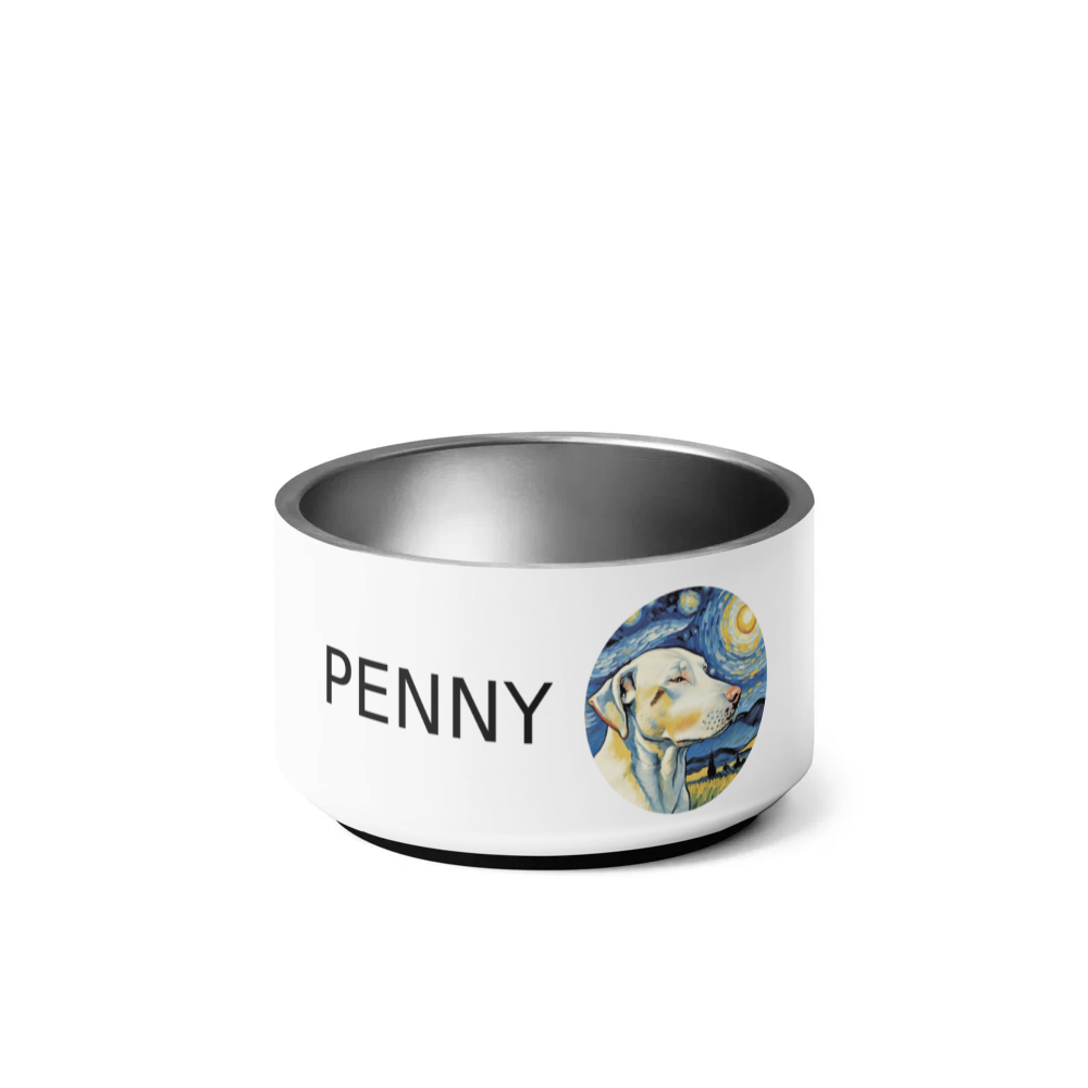 PugMug Custom Penny Pet Bowl