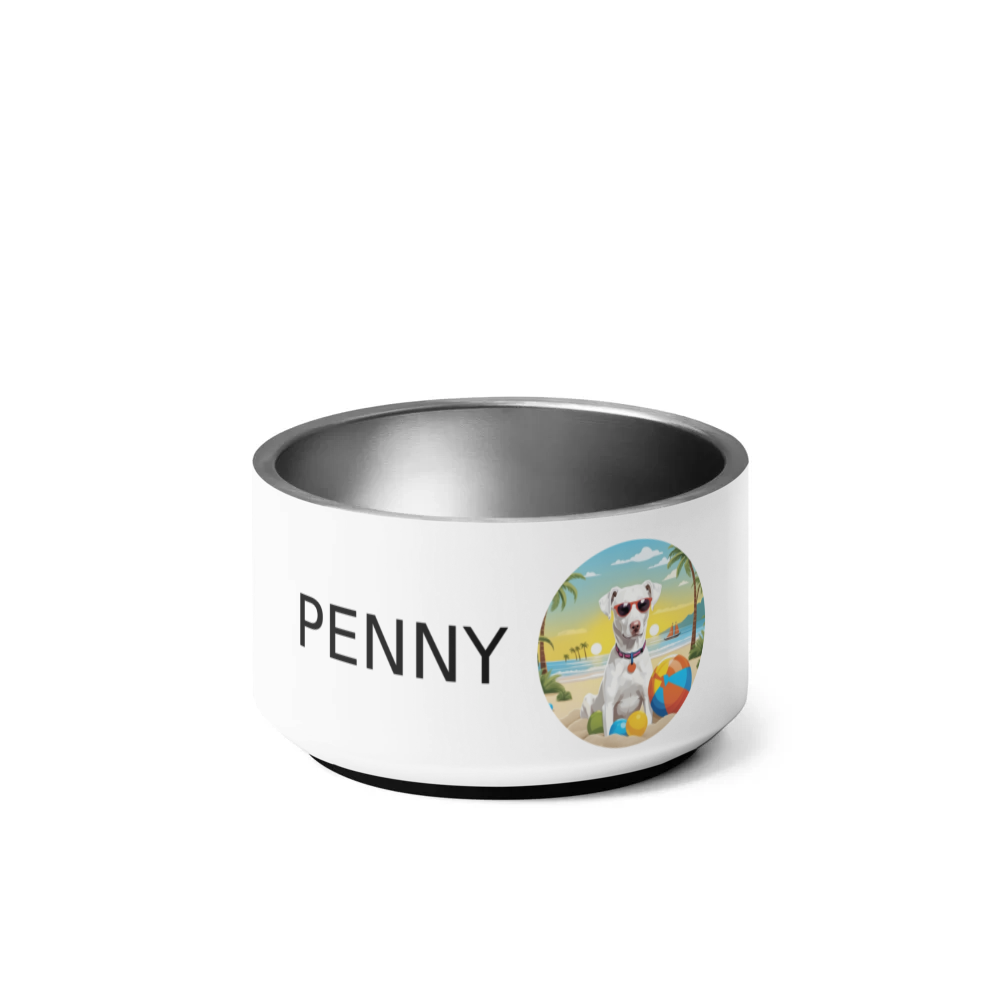 PugMug Custom Penny Pet Bowl
