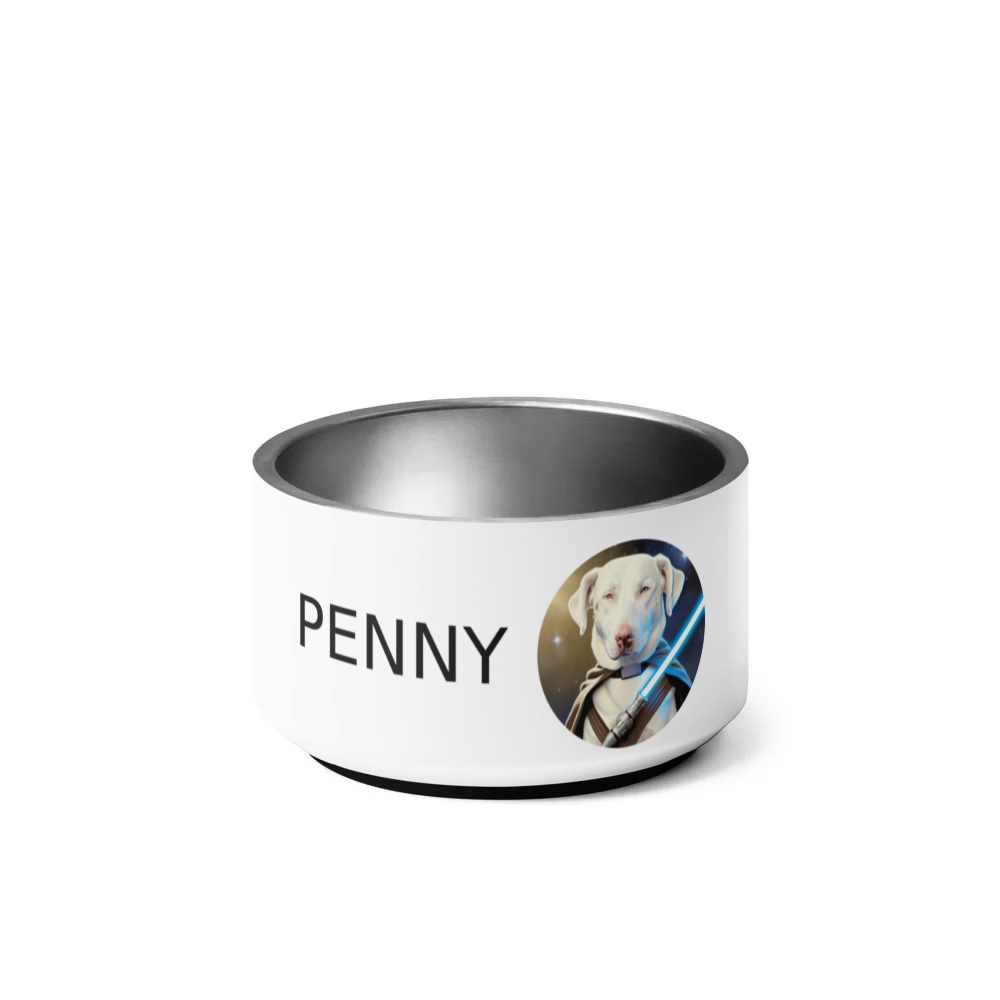 PugMug Custom Penny Pet Bowl