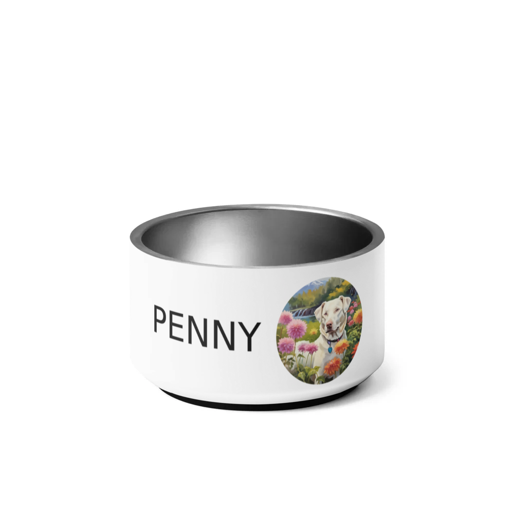 PugMug Custom Penny Pet Bowl