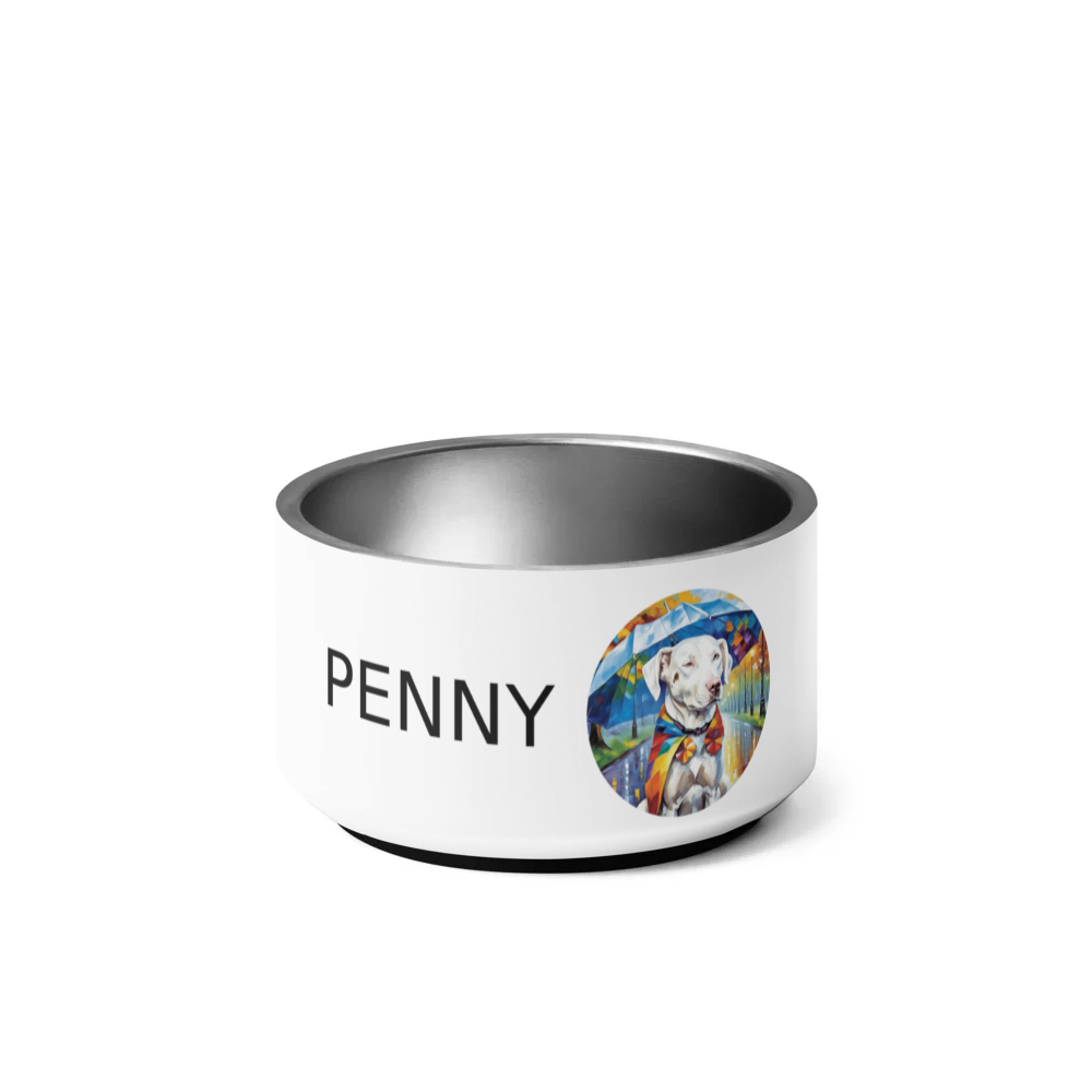 PugMug Custom Penny Pet Bowl