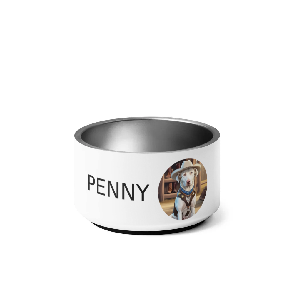 PugMug Custom Penny Pet Bowl