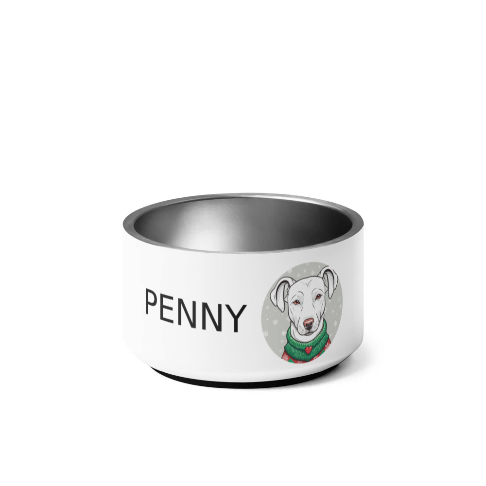 PugMug Custom Penny Pet Bowl