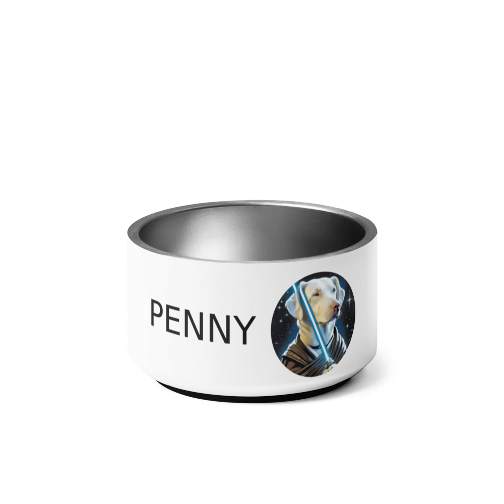 PugMug Custom Penny Pet Bowl
