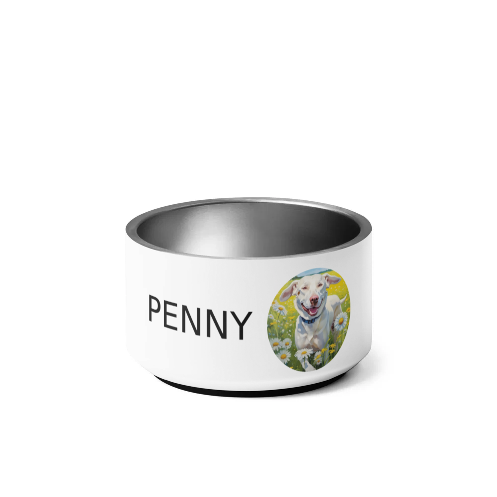 PugMug Custom Penny Pet Bowl