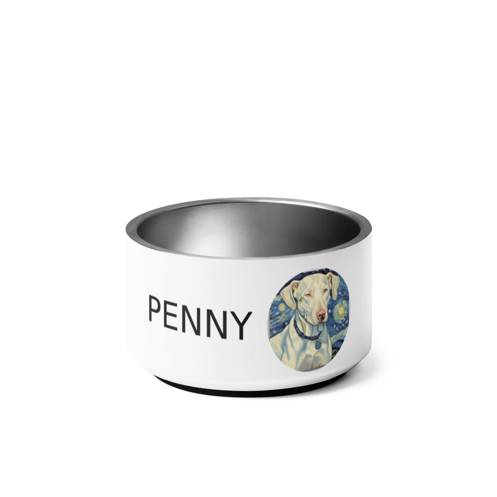 PugMug Custom Penny Pet Bowl