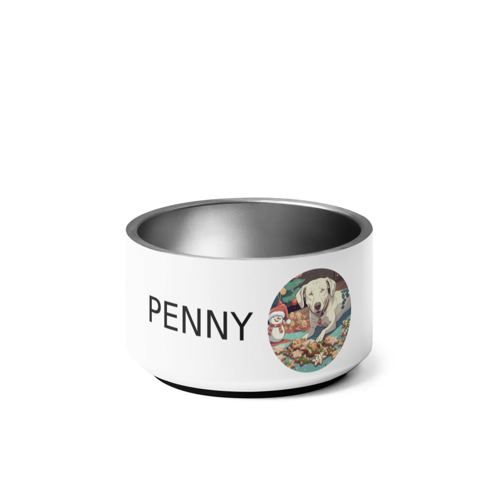 PugMug Custom Penny Pet Bowl