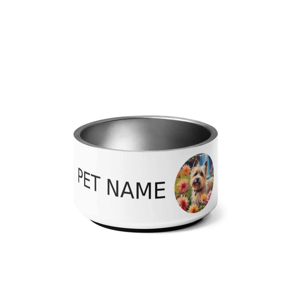 PugMug Custom Cairn Terrier Pet Bowl