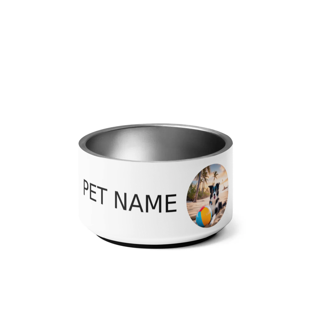 PugMug Custom Border Collie Pet Bowl