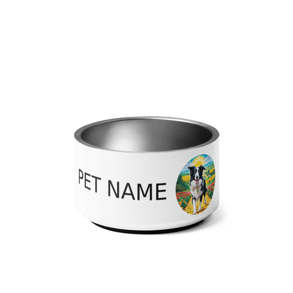 PugMug Custom Border Collie Pet Bowl