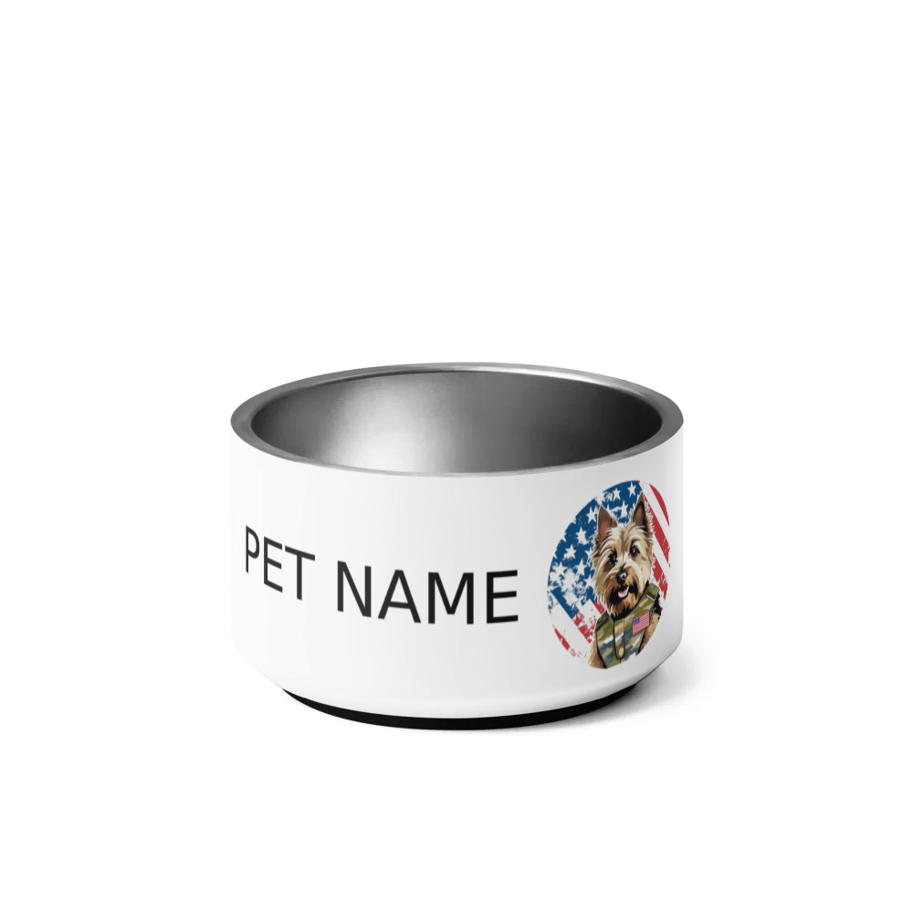 PugMug Custom Cairn Terrier Pet Bowl