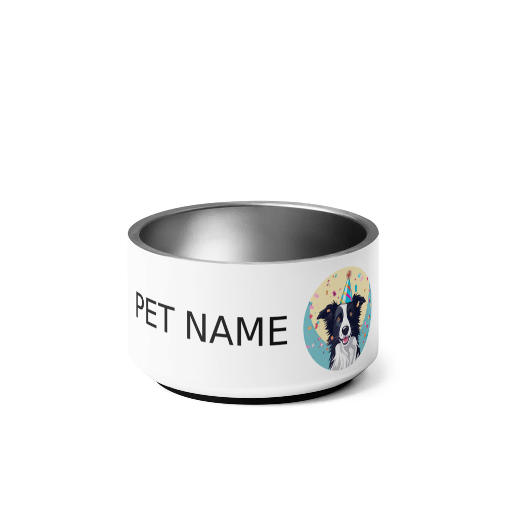 PugMug Custom Border Collie Pet Bowl