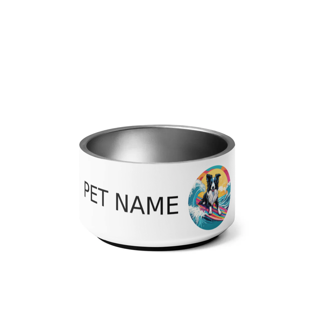 PugMug Custom Border Collie Pet Bowl