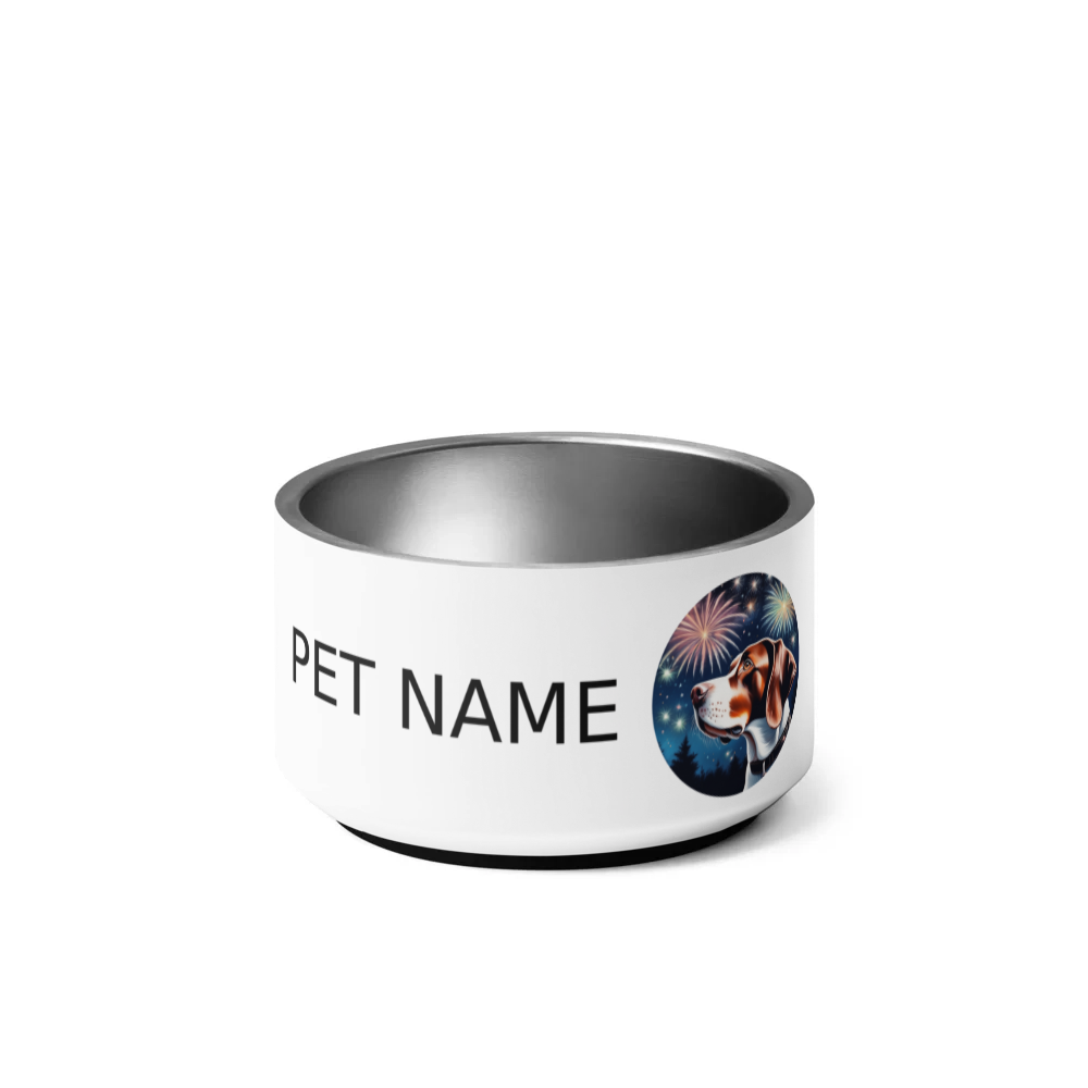 PugMug Custom Pointer Dog Pet Bowl