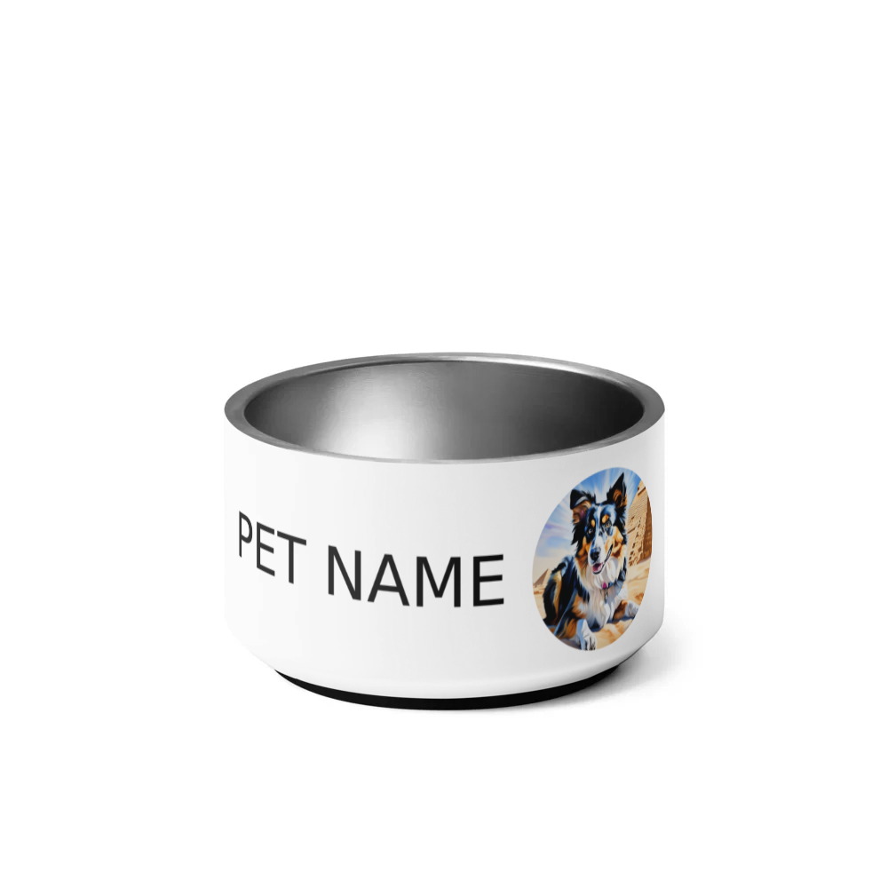 PugMug Custom Australian Shepherd Dog Pet Bowl