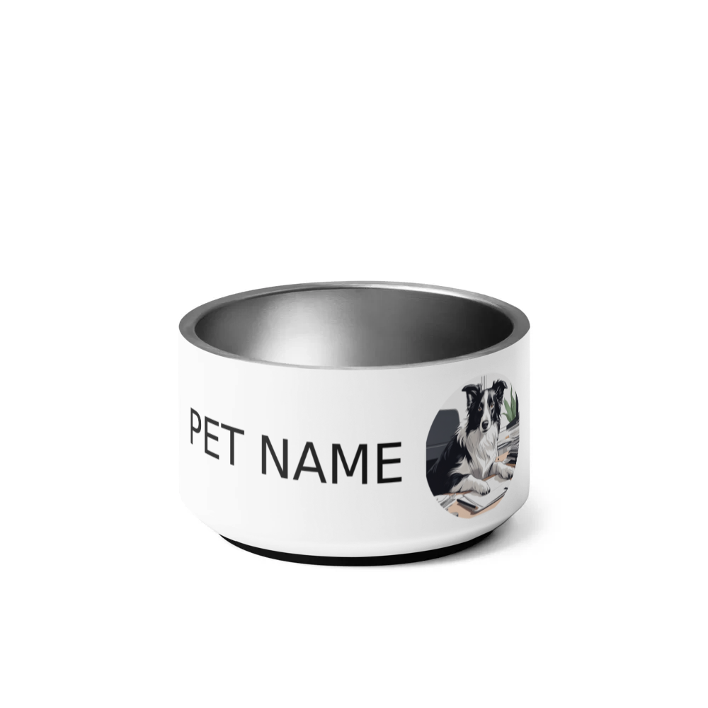 PugMug Custom Border Collie Pet Bowl