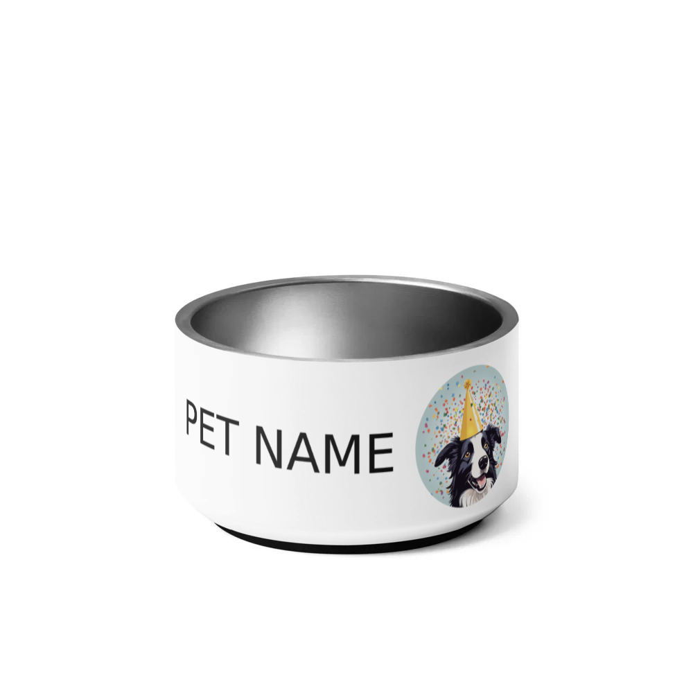 PugMug Custom Border Collie Pet Bowl